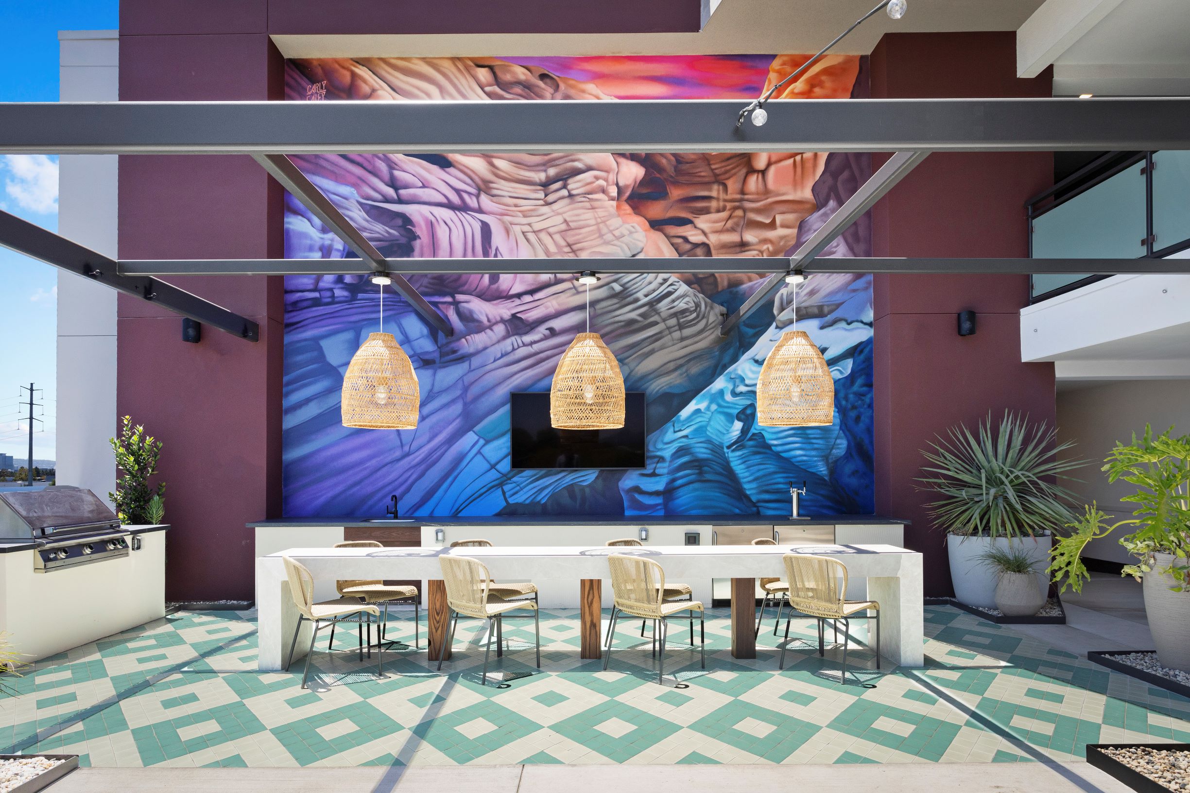 Yosemite Rooftop Lounge broadstone atlas apartments 